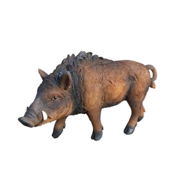 Wildschwein Lebensgroße Figur Dekoration Statuen Skulptur Garten Deko