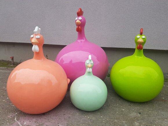 Designer Abstrakte Figur Moderne Figuren Dekoration Henne Oster Garten