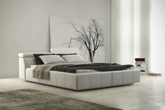 Bett Designer Polsterung Hotel Doppelbetten Multifunktion Betten 180 x 200 Neu