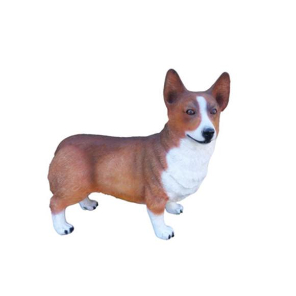 Hund Lebensgroße Figur Dekoration Statuen Skulptur Garten Deko Figuren