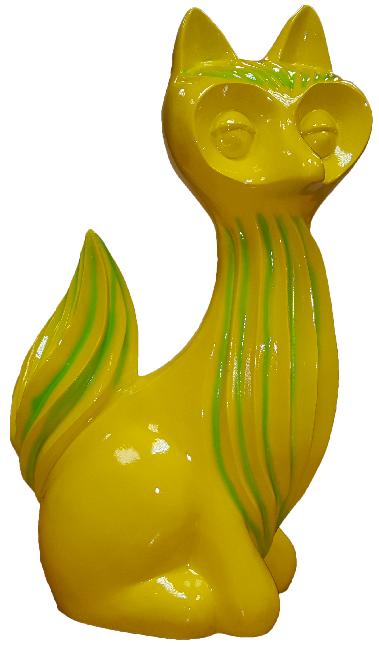 Figuren Abstrakt Statuen designer Loft bunte Skulpturen Abstrakte Figur Fuchs