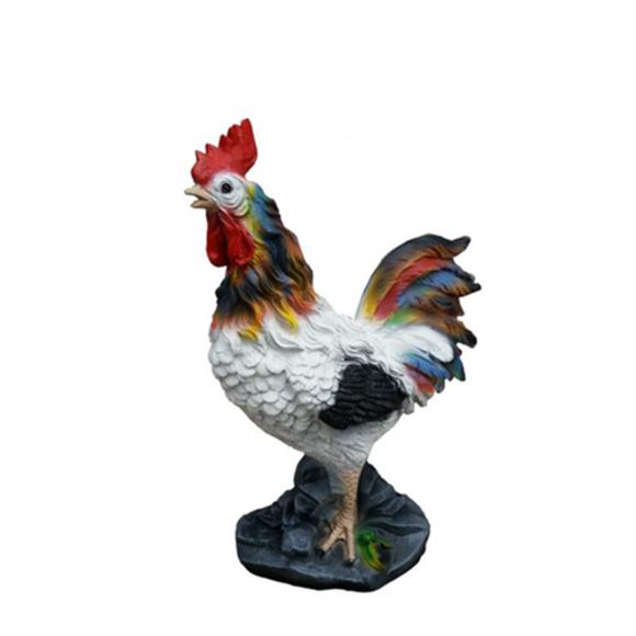Hahn Lebensgroße Figur Dekoration Statuen Skulptur Garten Deko Figuren