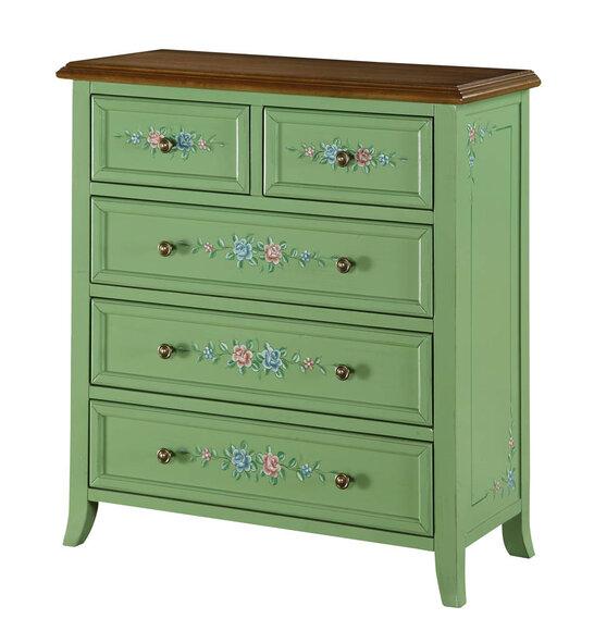 Grüne Kommode Anrichte Sideboard schrank Echte Holz möbel kommoden
