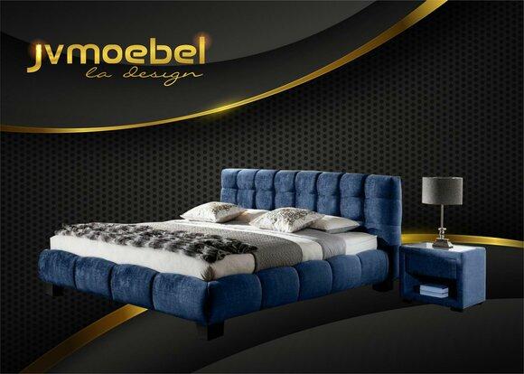 2x Nachttisch Bett Textil 3 tlg. Schlafzimmer Set Möbel Modern Luxus Betten Neu