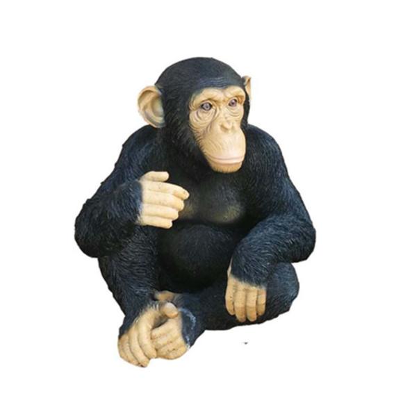 Garten Dekoration Zoo Affee Statue Figur Deko Statuen Skulptur Figuren