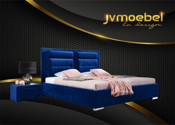 Set Möbel Bett Textil 2x Nachttisch 3 tlg. Schlafzimmer Modern Luxus Betten Neu
