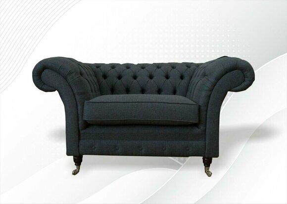 Chesterfield Sessel Graue xxl Design Wohnzimmer Polster Sofa Neu Kreative