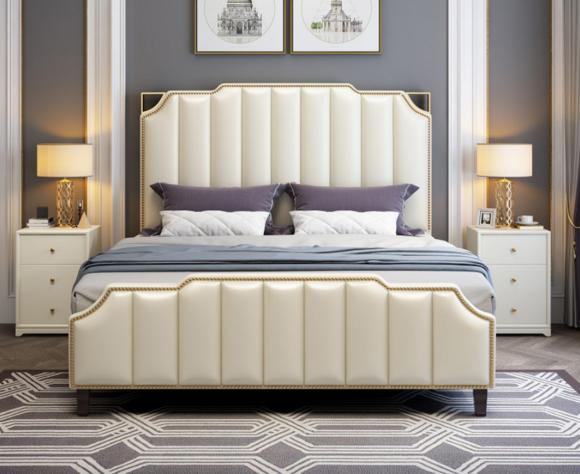 Bett Polster Design Luxus Doppel Hotel Betten Ehe 180x200cm Schlaf Zimmer