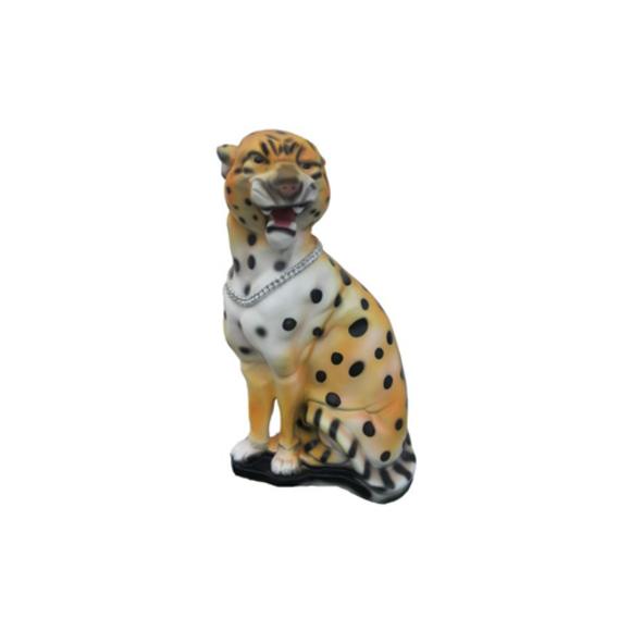 Dekoration Garten Figuren Statue Skulptur Leopard Deko Statuen Figur