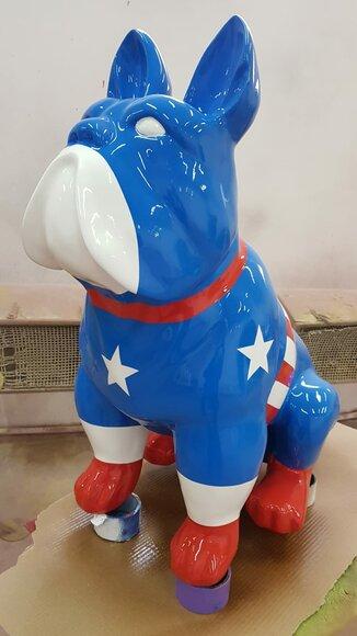 Designer Dekoration Figur Moderne Figuren Statue Hund Garten Skulptur Skulpturen
