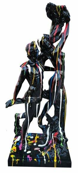 Designer Abstrakte Dekoration Moderne Figur Tanz Paar Skulpturen