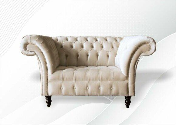Chesterfield Sessel Textil Stoff Kreative Möbel Neu Wohnzimmer Modern