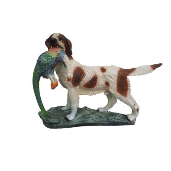 Jagd Hund Lebensgroße Figur Dekoration Statuen Skulptur Garten Deko