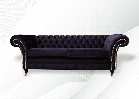 Chesterfield 3 Sitzer Sofa Lila Moderne Sofas Couchen Neu Moderne Möbel