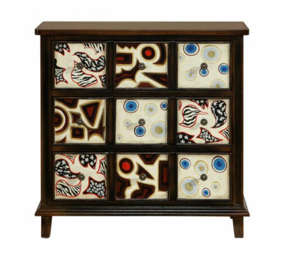 Designer Kommode Anrichte Low Board Schrank Wohn Zimmer Regal Luxus