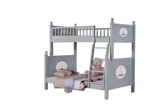 Elegantes Kinderzimmer Bett Etagen Hochbett Luxus Jugendbett Hoch Etage Betten