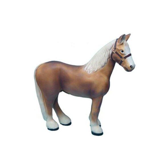 Ponny Lebensgroße Figur Dekoration Statuen Skulptur Garten Deko Figuren