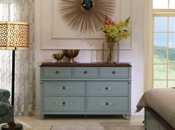 Kommode 150cm Sideboard Schrank Anrichte holz Schrank Möbel Kommoden
