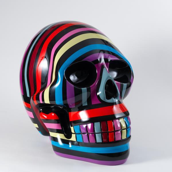 Deko Neu Modern Abstrakte Design Totenkopf Abstrakt Schädel Skulptur Dekoration
