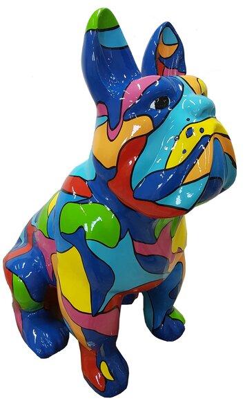 Design Figuren Skulpturen Moderne Skulptur Deko Bulldogge Garten