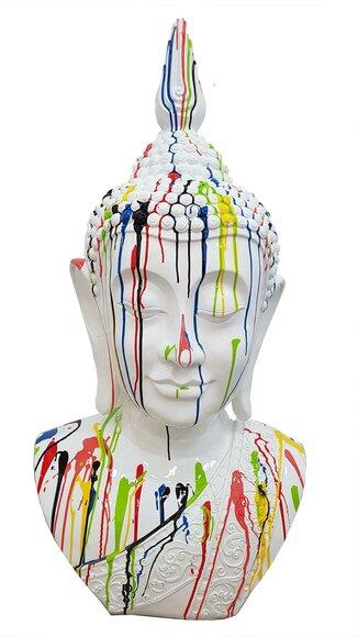 Buddha Designer Figur Statue Moderne Figuren Dekoration Büste von Buddha Skulpturen Neu