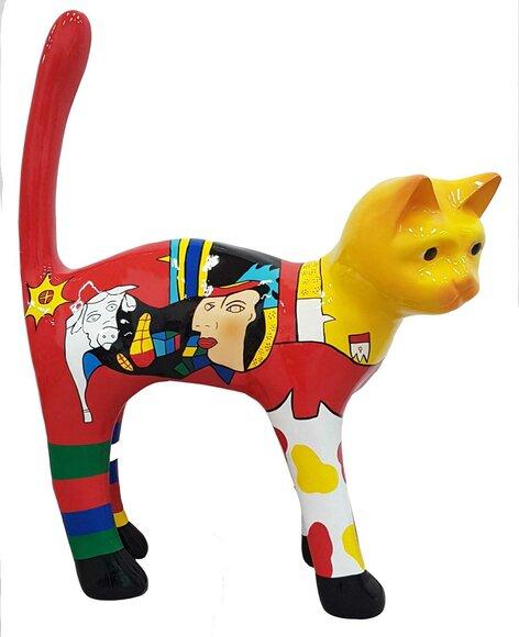 Designer Abstrakte Katze Figur Moderne Figuren Dekoration Skulpturen