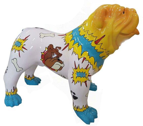 Design Figuren Skulpturen Moderne Neu Und Perfekt Bulldogge Skulptur Deko Skulpturen Dekoration