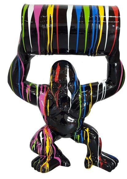 Designer Gorilla Figure Statue Und Moderne Figuren Statuen Dekoration Deko Garten Neu
