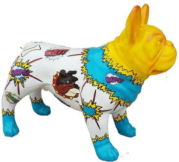 Designer Figur Hund Statue Moderne Figuren Dekoration Garten Perfekt