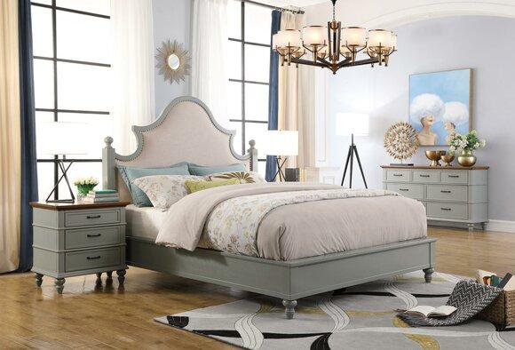 Design Luxus Schlafzimmer Set Bett 2x Nachttische Kommode Garnitur Betten Hotel
