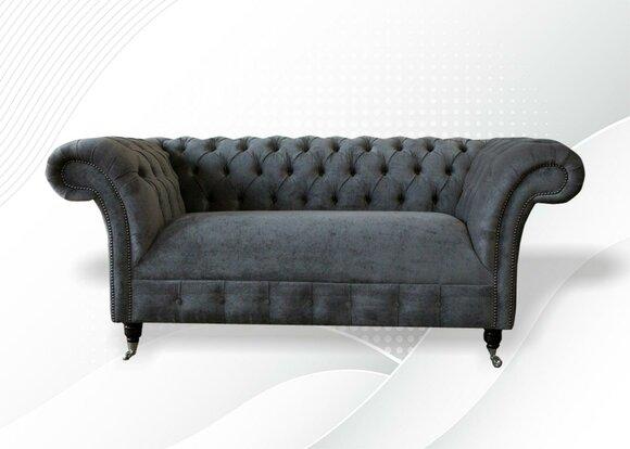 Chesterfield Sofa 2 Sitzer Wohnzimmer Couch Couchen Polster Sofas