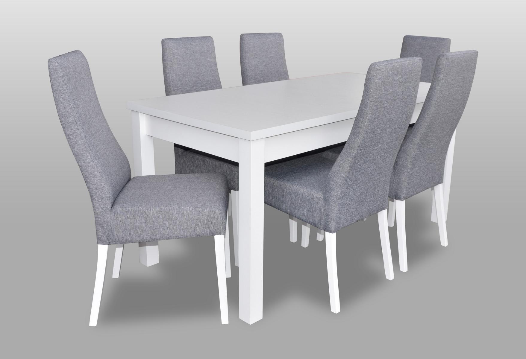 Komplett Set Esstisch 6x Stühle Esszimmer Ess Gruppe Holz Tisch Tische 7tlg Neu