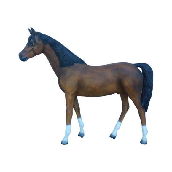 Pferd Lebensgroße Figur Dekoration Statuen Skulptur Garten Deko Figuren
