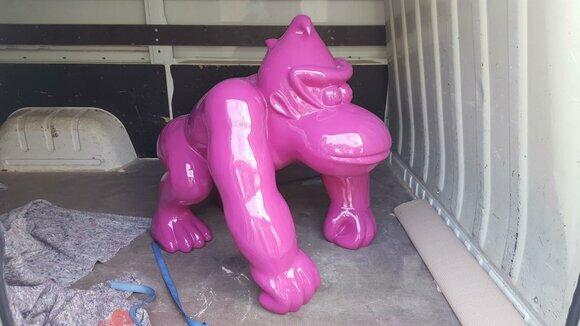 Gorilla Dekoration Statue Deko Designer Figuren Statuen Gartenfiguren
