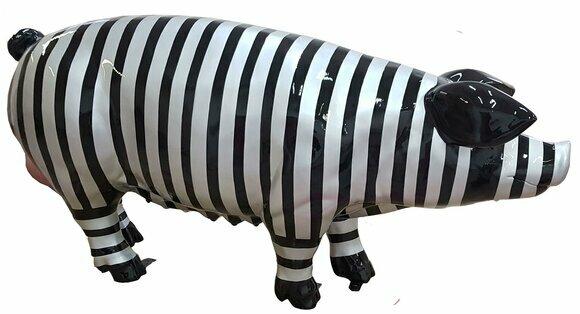 Abstrakte Figur Statue Gartenfiguren Dekoration Statuen Skulpturen Schwein