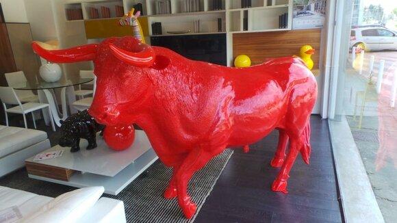 Stier Abstrakte Figur Designer Moderne Figuren Dekoration Garten