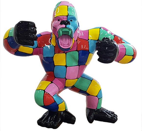 Designer Figuren Figur Statue Moderne Statuen Dekoration Deko Gorilla