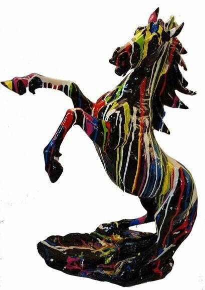 Designer Moderne Abstrakte Figur Figuren Dekoration Pferde auf einem