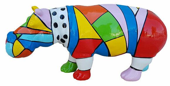 Designer Abstrakte Figur Moderne Figuren Dekoration Garten Nilpferd Skulpturen
