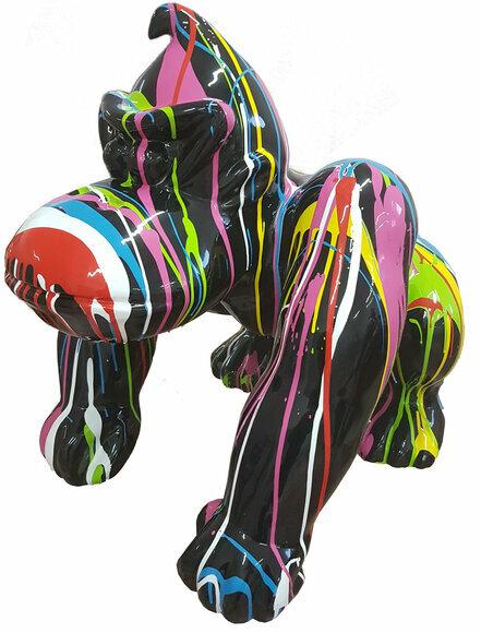 Designer Figur Statue Statuen Deko Moderne Figuren Dekoration Gorilla Garten Neu