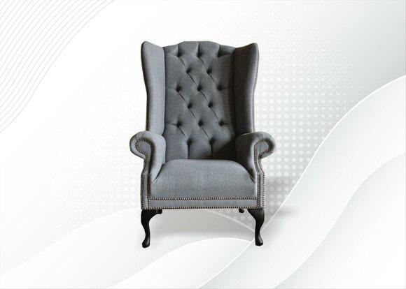 Sessel Lounge Design Fernseh Sofa Ohrensessel Polster Sitz Möbel Chesterfield