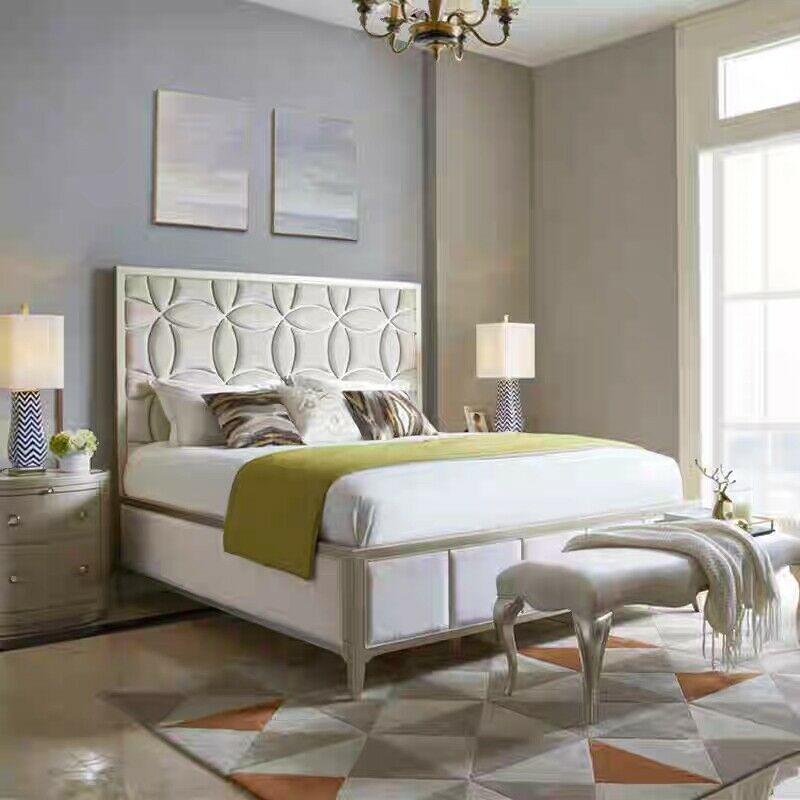 Bett Nachttisch 2x Schlafzimmer 3 tlg. Set Design Luxus Betten Komplette Konsole