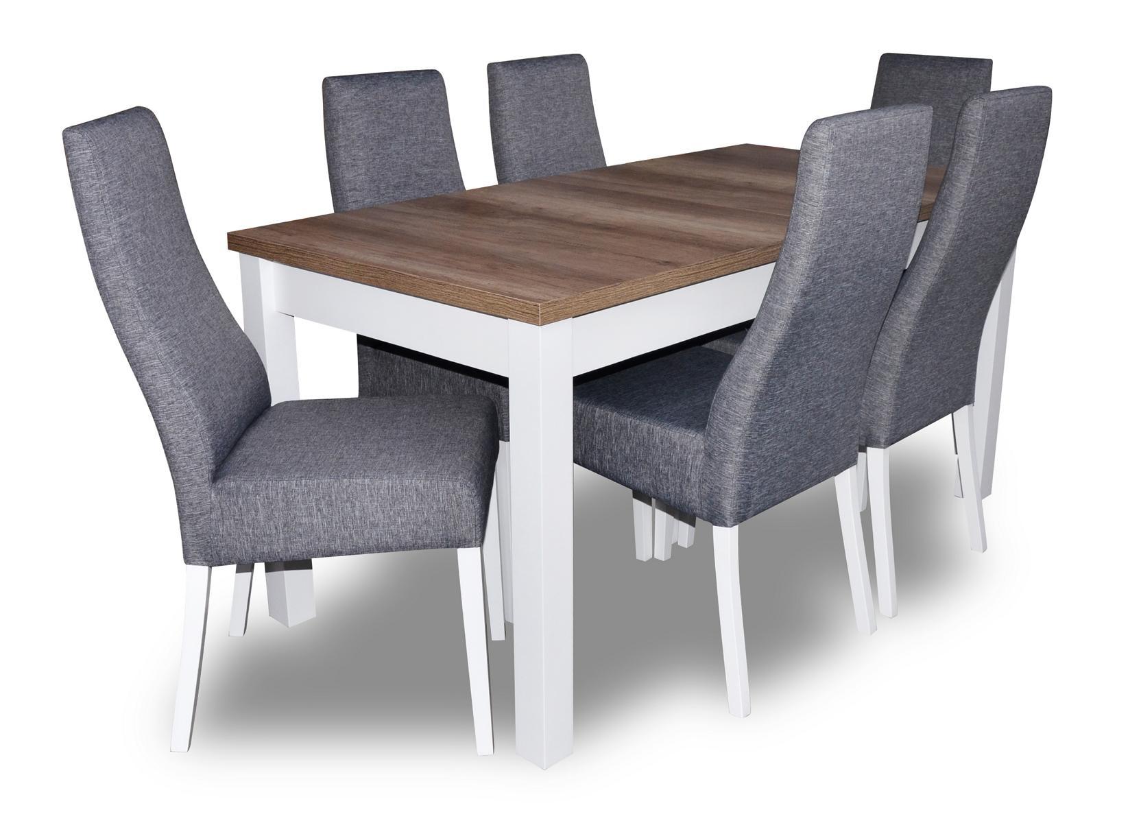 Essgarnitur Esstisch 6 x Stuhl Set Set Garnitur Tisch Essgarnitur Essgruppe 7tlg