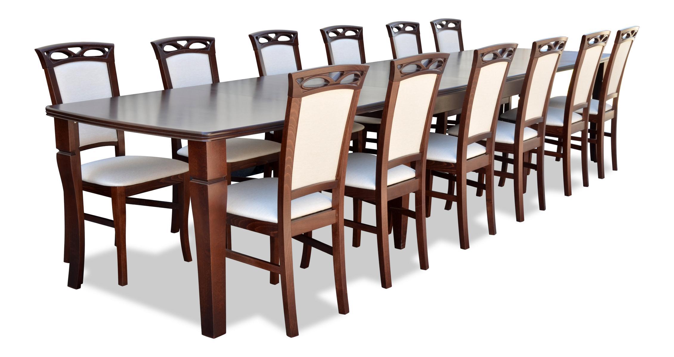 Esstisch 12 x Stühle Esszimmer Set Essgruppe Moderne Stühle Tisch Tische 13tlg.