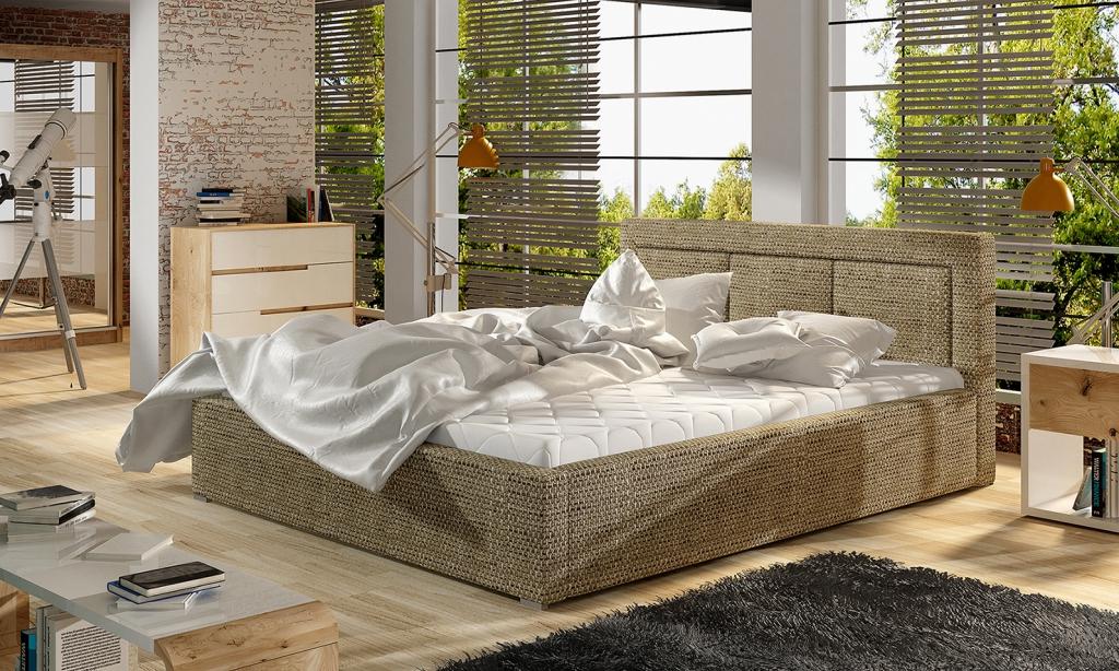 Designer Bett Schlafzimmer Luxus Betten Textil Hotel Luxus Polster
