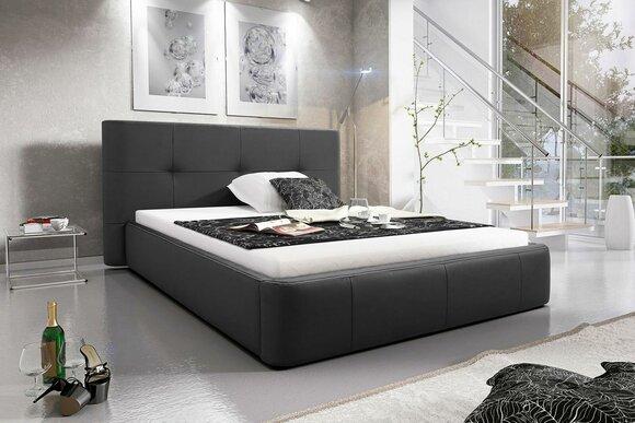 Bett Polster Design Luxus Doppel Hotel Betten Schlaf Zimmer Leder Modern
