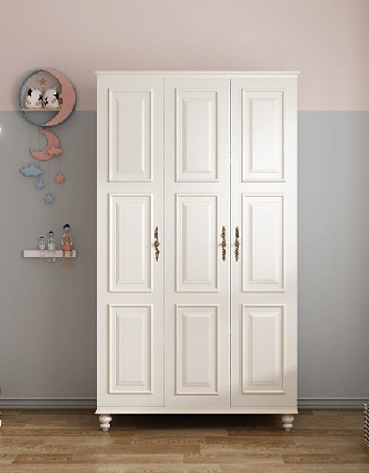 Kleiderschrank Landhaus Stil Möbel Klassischer Schrank Holz Schlafzimmer Weiß