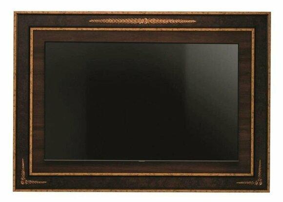 tv Wand Paneel Verkleidung Holz Barock Luxus rtv Wohnzimmerwand Fernseh Möbel