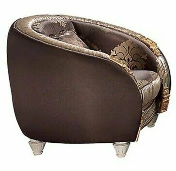 Klassische Sessel Fernseh Sofa 1 Sitzer Couch Designer Textil Sofas Polster Neu