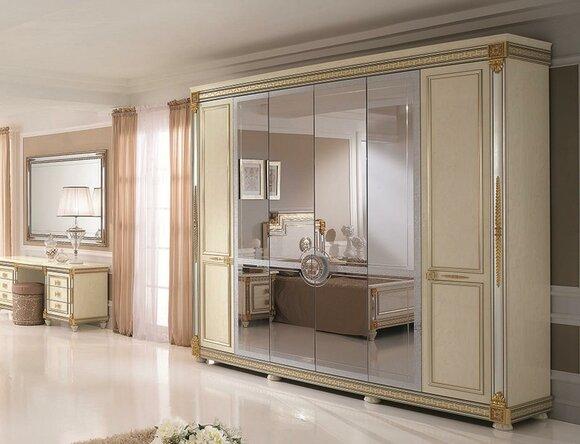Kleiderschrank Schlafzimmer Holz Schrank Modern Stil Schränke Luxus Klassisch